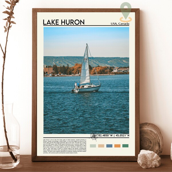 Lake Huron Wall Art Etsy
