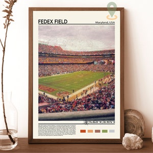 Fedex Field Druck, Fedex Field Poster, Fedex Field Wandkunst, Fedex Field Reisen, Fedex Field Kunstdruck, Fedex Field Kunstwerk, Fedex Field Kunst