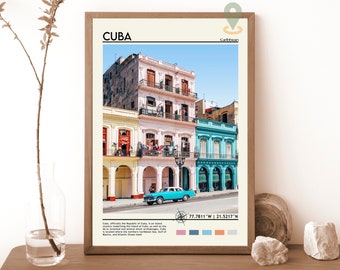 Vintage poster, Travel poster, Cuba  Wall Art, Cuba Poster, Cuba Photo, Cuba Poster Print, Cuba Wall Decor, Havana Poster, Cuba art