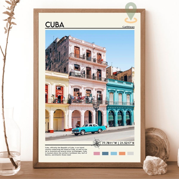 Vintage poster, Travel poster, Cuba  Wall Art, Cuba Poster, Cuba Photo, Cuba Poster Print, Cuba Wall Decor, Havana Poster, Cuba art