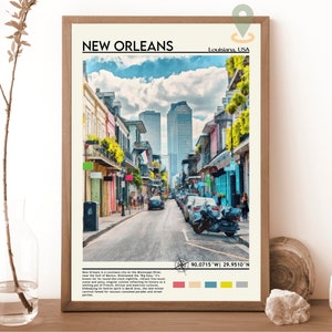 New Orleans Druck, Vintage Plakat, New Orleans Kunst, New Orleans Plakat, New Orleans Foto, New Orleans Plakat, Mississippi Plakat