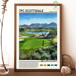 TPC Scottsdale Druck, TPC Scottsdale Wandkunst, TPC Scottsdale Poster, TPC Scottsdale Foto, TPC Scottsdale Poster Druck, TPC Scottsdale Kunst