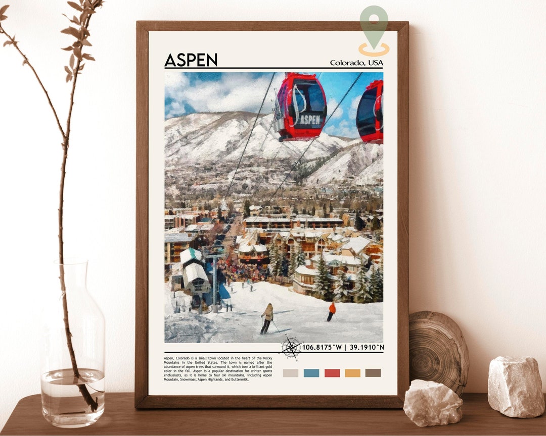 Aspen Print, Aspen Art, Aspen Poster, Aspen Photo, Aspen Poster Print