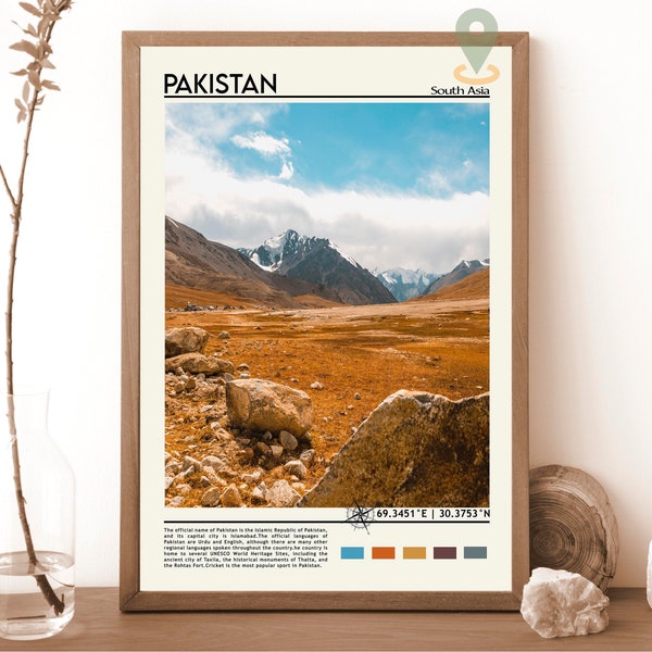 Pakistan Print, Pakistan Art, Pakistan Poster, Pakistan Photo, Pakistan Poster Print, Pakistan painting, Islamabad Travel poster, Islamabad