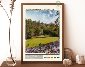 Augusta National Golf Print, Augusta National Golf Poster, Augusta National Golf Wall Art, Augusta National Golf Travel, Georgia poster