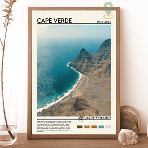 Cape Verde Print, Vintage poster, Cape Verde Art, Cape Verde Poster, Cape Verde Photo, Cape Verde Poster Print, Sao Vicente poster