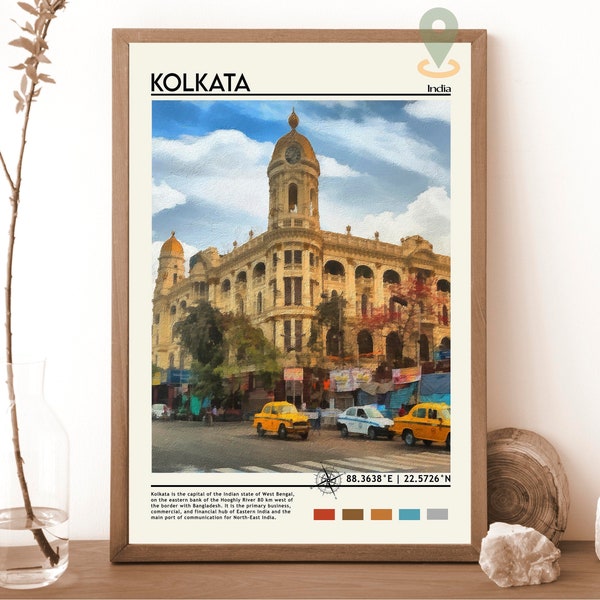 Kolkata Indian Wall Art Etsy