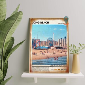 Long Beach Print, Long Beach Poster, Long Beach Wall Art, Long Beach Travel, Long Beach art print, Long Beach artwork, Long Beach Photo image 8