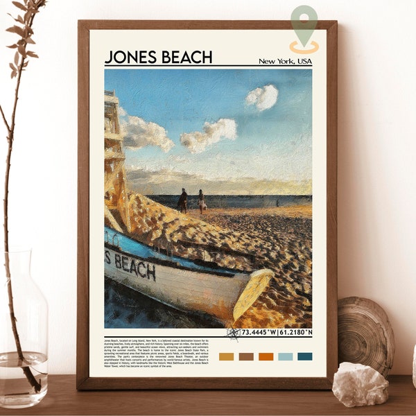 Jones Beach Print, Jones Beach Poster, Jones Beach Wall Art, Jones Beach Travel print, Jones Beach art print, Jones Beach artwork, New York