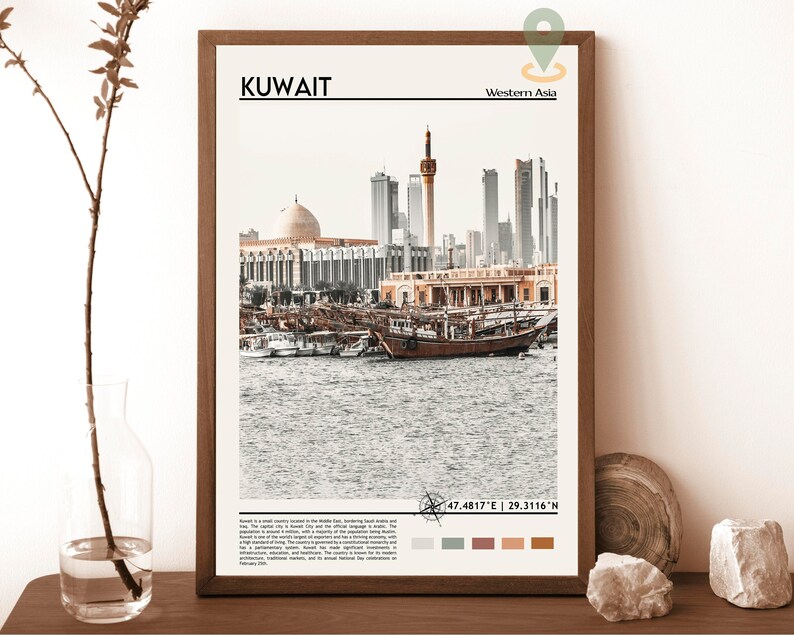 Kuwait Print Kuwait Art Kuwait Poster Kuwait Photo Kuwait Etsy