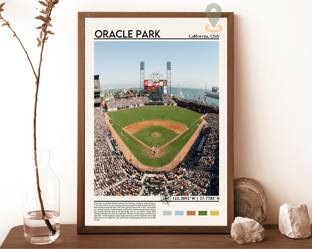 Buy Oracle Park Print Oracle Park Poster Oracle Park Wall Art Online in ...