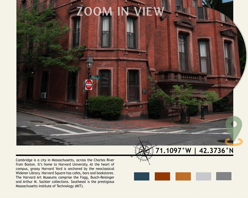 Cambridge Print Cambridge Poster Cambridge Wall Art Etsy