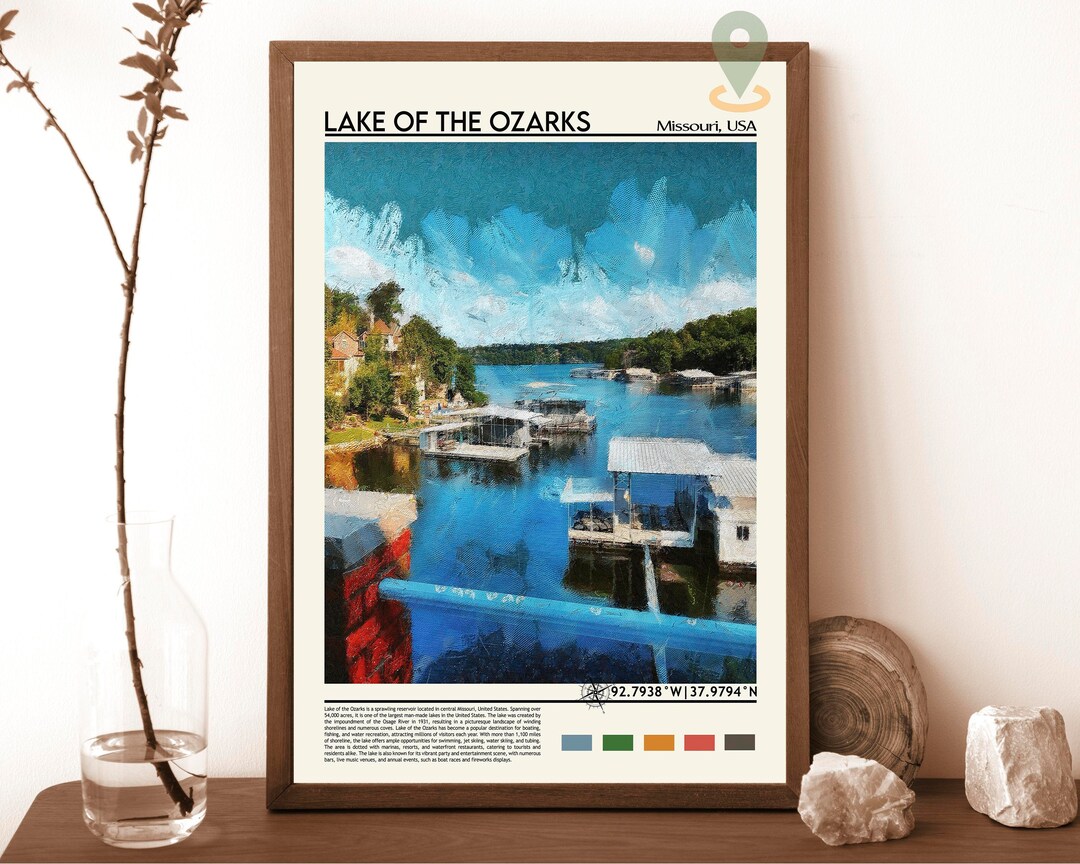 Lake of the Ozarks Print, Lake of the Ozarks Wall Art, Lake of the