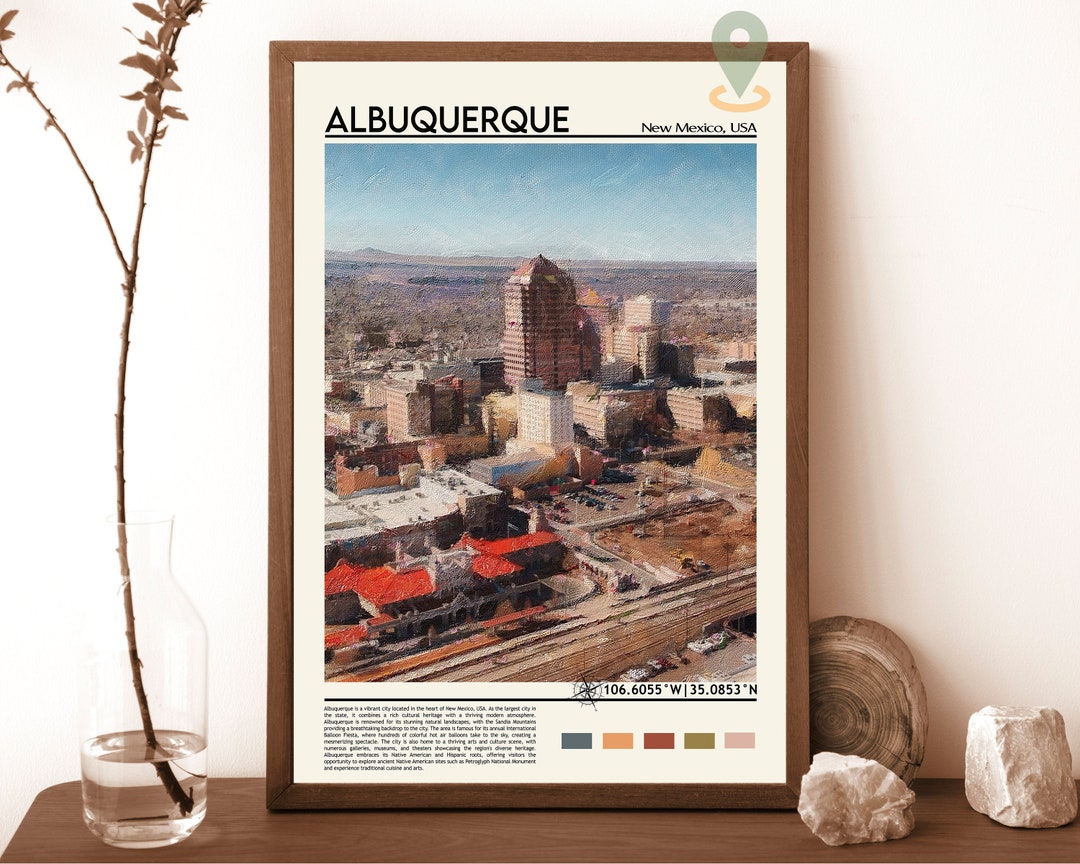 Albuquerque Print, Albuquerque Poster, Albuquerque Wall Art ...