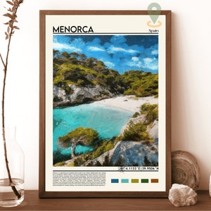 Menorca Print, Menorca Poster, Menorca Wall Art, Menorca Travel print, Menorca art print, Menorca artwork, Menorca Photo, Spain travel Print