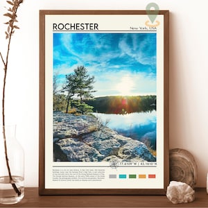 Rochester Print, Rochester Art, Rochester Photo, Rochester city, Rochester painting, New york  poster, Rochester art work, Rochester Gift