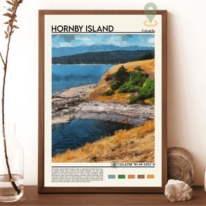 Hornby Island Print, Hornby Island Poster, Hornby Island Wandkunst, Hornby Island Reisedruck, Hornby Island Kunstdruck, Hornby Island Reise