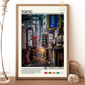 Tokyo Print, Vintage poster, Tokyo  Wall Art, Tokyo Poster, Tokyo Photo, Tokyo Poster Print, Tokyo Wall Décor, Japan poster, Tokyo Cityscape