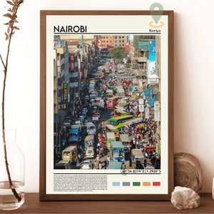Nairobi Print, Nairobi Poster, Nairobi Wall Art, Nairobi Travel print, Nairobi art print, Nairobi artwork, Nairobi Photo, Kenya travel Print