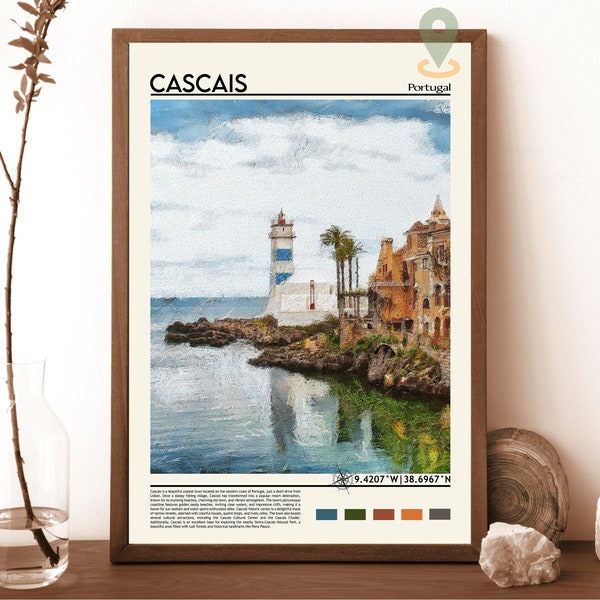 Cascais Print, Cascais Poster, Cascais Wall Art, Cascais Travel print, Cascais art print, Cascais artwork, Cascais Photo, Portugal Print