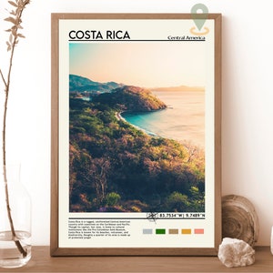 Costa Rica Print, Vintage poster, Costa Rica Art, Costa Rica Poster, Costa Rica Photo, Costa Rica Poster Print, San José poster, Travel gift