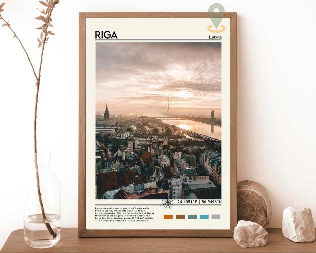 Riga Print, Vintage Poster, Riga Wall Art, Riga Poster, Riga Photo, Riga Poster Print, Riga Wall