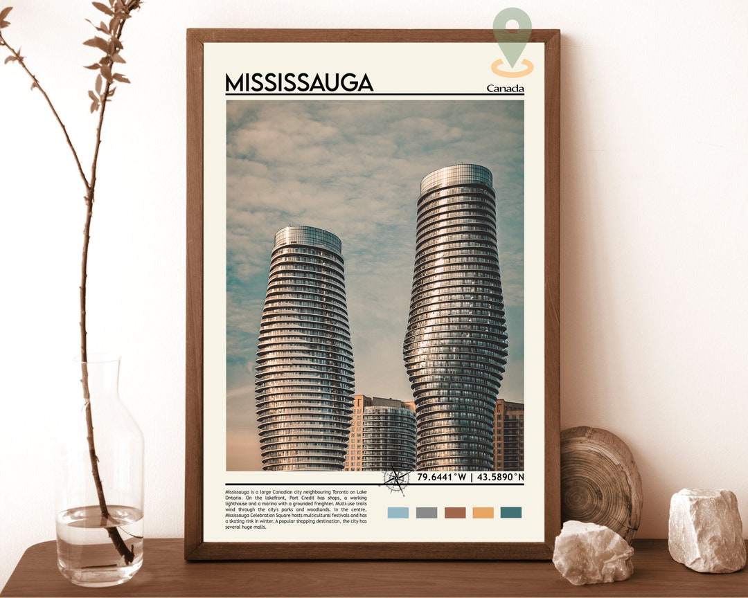 Mississauga Print, Mississauga Poster, Mississauga Wall Art
