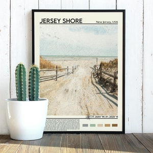 Jersey Shore Print, Jersey Shore Poster, Jersey Shore Wall Art, Jersey Shore Travel, Jersey Shore art print, Jersey Shore artwork, Florida image 7