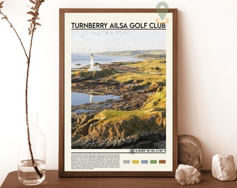 Turnberry, Scotland Golf, Turnberry Golf Course, Wall Art, Art Print, Golf Art Print, Turnberry Art Print