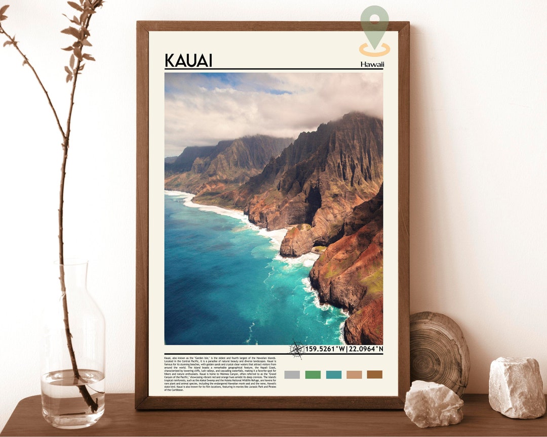 Kauai Print, Kauai Poster, Kauai Wall Art, Kauai Travel, Kauai Art