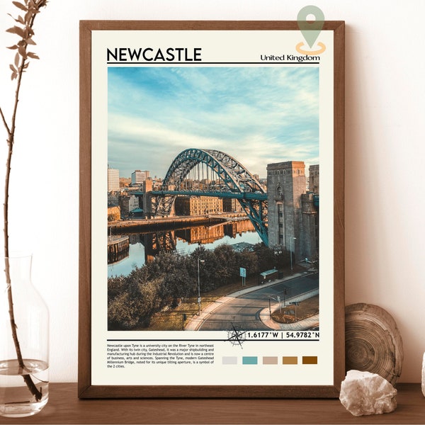 Newcastle Poster Print Etsy