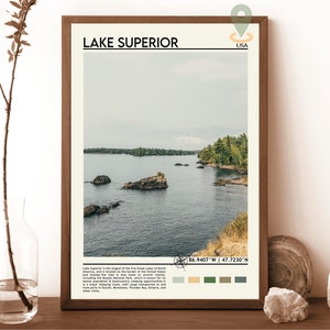 Lake Superior Print, Lake Superior Art, Lake Superior Poster, Lake Superior Photo, Lake Superior Poster Print, Great Lakes Poster