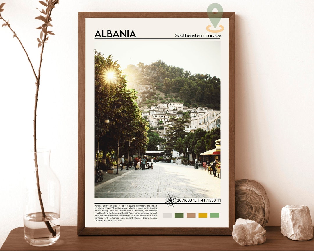 Albania Print, Albania Photo, Albania Poster, Albania Painting, Albania ...