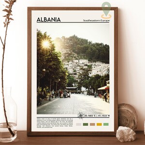 Albanien Druck, Albanien Foto, Albanien Poster, Albanien Malerei, Albanien Kunstwerk, Albanien Insel, Tirana Poster, Albanien Wandkunst, Albanien