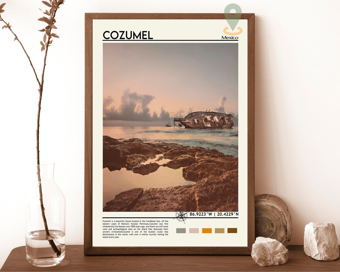 Cozumel Print, Cozumel Art, Cozumel Photo, Cozumel Poster Print, Cozumel Painting, Mexico Poster ...