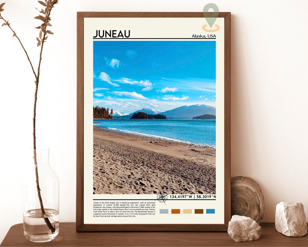 Juneau Print, Juneau Art, Juneau Photo, Juneau Poster Print, Juneau