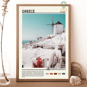 Griechenland Print, Griechenland Kunst, Griechenland Poster, Griechenland Foto, Griechenland Poster Druck, Griechenland Malerei, Athen Reiseplakat, Vintage Griechenland Plakat