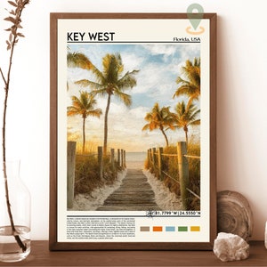 Key West Print, Key West Wall Art, Key West Poster, Key West Photo, Key West Poster Print, Key West Wall Decor, Florida Travel