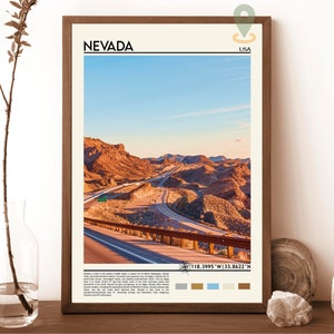 Nevada Print, Nevada Poster, Nevada Wall Art, Nevada Travel, Nevada art print, Nevada artwork, Nevada Photo, Nevada Reno Print, Carson City