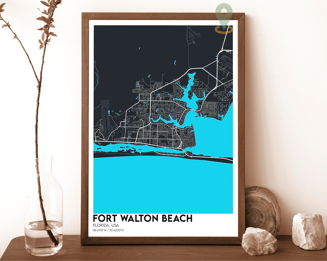 Fort Walton Beach Map Fort Walton - Il 1080xN.5921178152 Nrs8