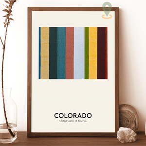 Colorado Map, Colorado Map Print, Colorado Custom Map, Colorado State map, Colorado Travel Poster, Colorado poster, Colorado Denver poster