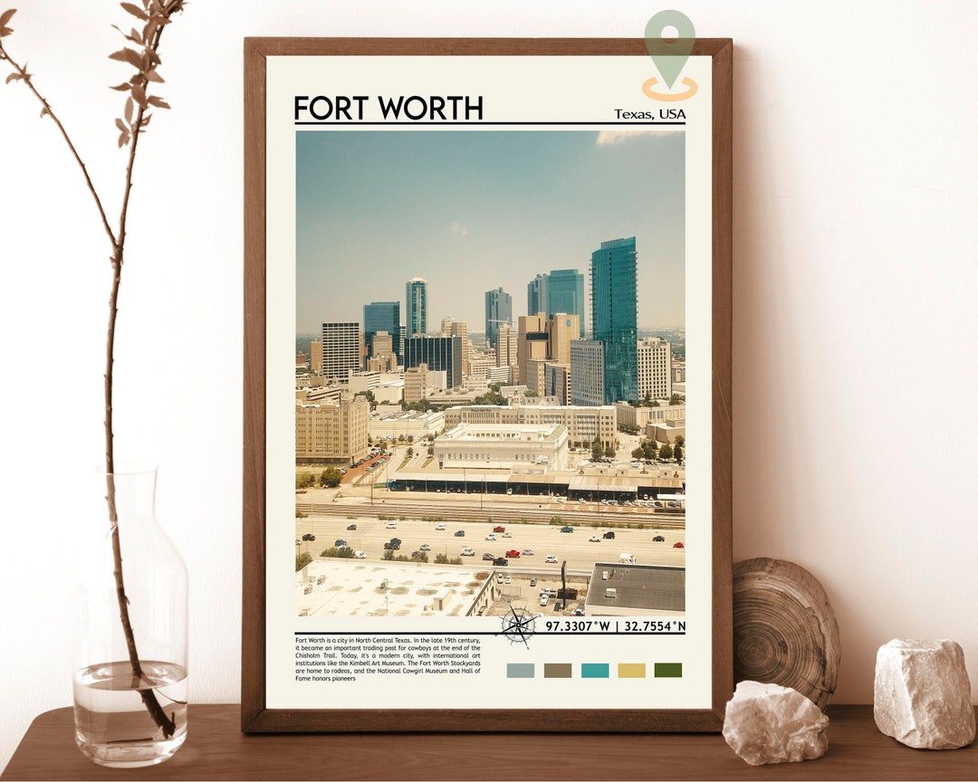 Fort Worth Print Fort Worth Photo Fort Worth Poster Fort Etsy