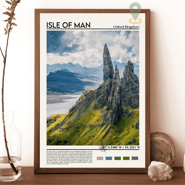 Isle of Man Print, Isle of Man Art, Isle of Man Poster, Isle of Man Photo, Isle of Man Poster Print, Isle of Man painting, British Isles