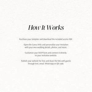 Ivory Luxury Gold Lace Wedding Website Template with RSVP | Editable Canva Digital Invitation (Instant Download) image 12