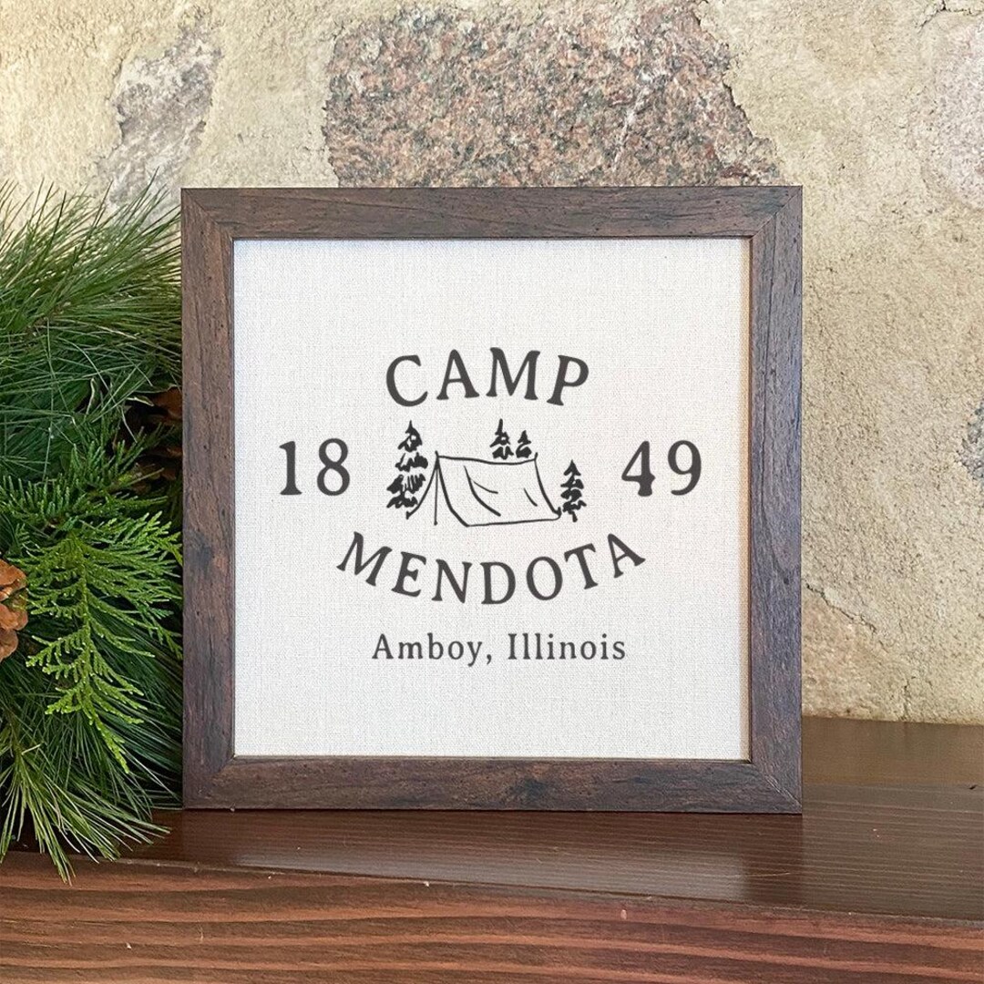 The Custom Campground - Custom Framed Sign, Home Decor, Wall Art, 9