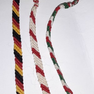 Custom Made Country Flag Bracelets/Anklets
