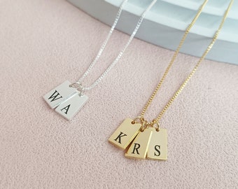 Custom Initial Necklace, Tiny Letter Necklace, Personalized Name Necklace, Dainty Charm Necklace, Kids Names Necklace, Minimalist Jewelry