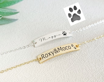 Personalized Pet Memorial Bracelet - Custom Dog Cat Photo Engraved Sterling Silver Adjustable Jewelry Gift - View #6