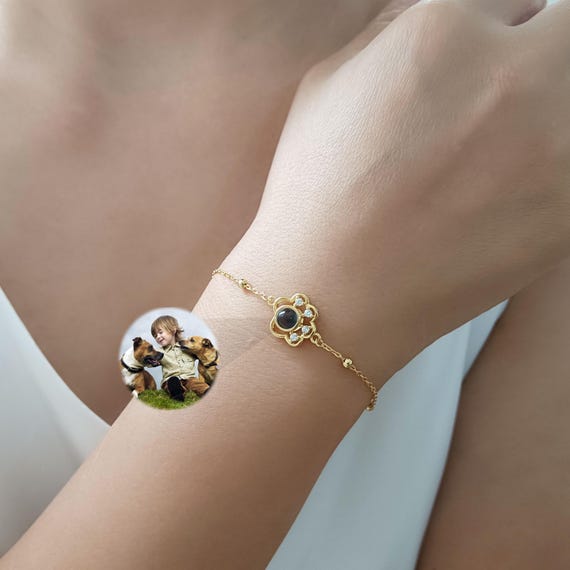 Dog picture bracelet outlet