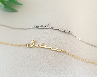 Custom Name Bracelet,Personalised Name Bracelet,Dainty Bracelet, Bridesmaid Gifts,Mother's Day Gift,Gift for Her